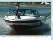 Tablet Screenshot of dynaskiboats.com
